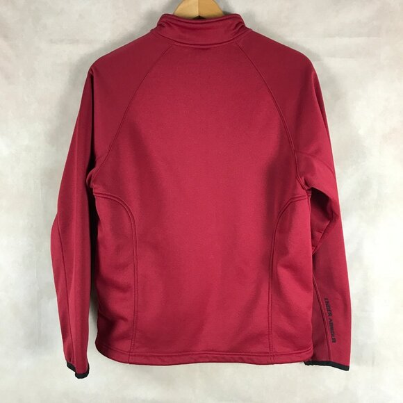 Men's UNDER ARMOUR Red Zip Front Fleece Jacket Small - Picture 6 of 7